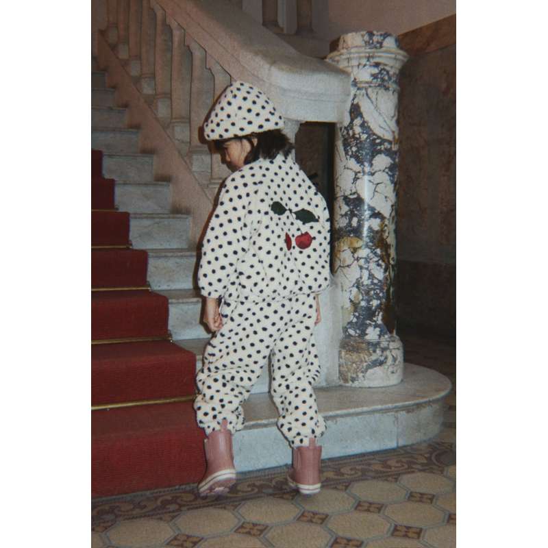 Konges Sløjd Jody Teddy Jacke mit Stickerei - GRS - Dot Lumiere
