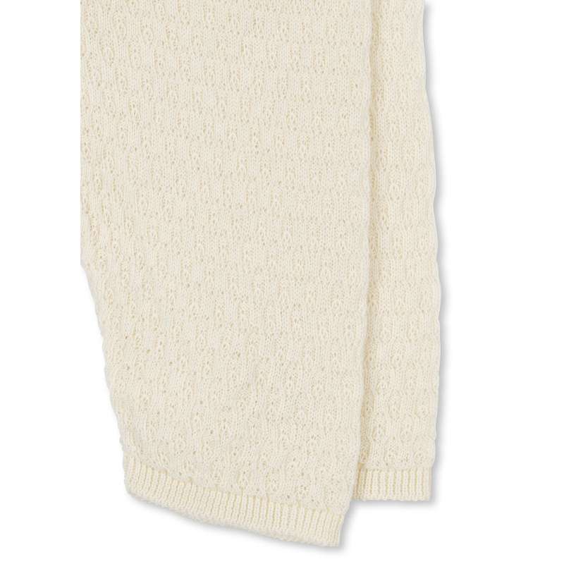 Fanga Fontana Venti Pointelle Bukser - GOTS - Antique White