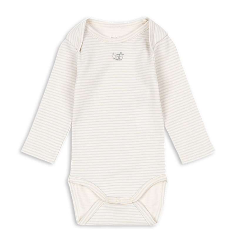 Fanga Fontana Fio Body - Langærmet - Stripe - OCS - Tea Stripe Gray Dawn