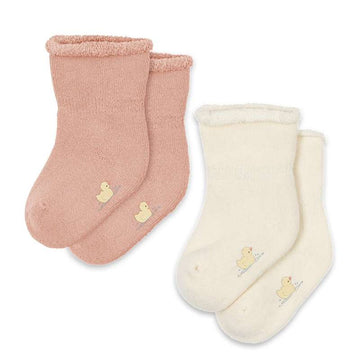 Fanga Fontana Vicino Sokker - Plys - 2-pak - Cameo Rose