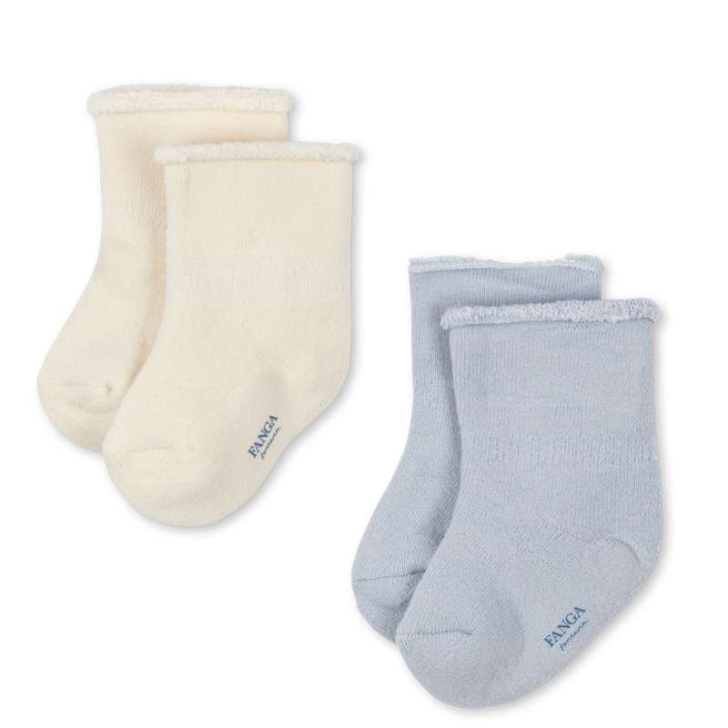 Fanga Fontana Vicino Sokker - Plys - 2-pak - Gray Dawn