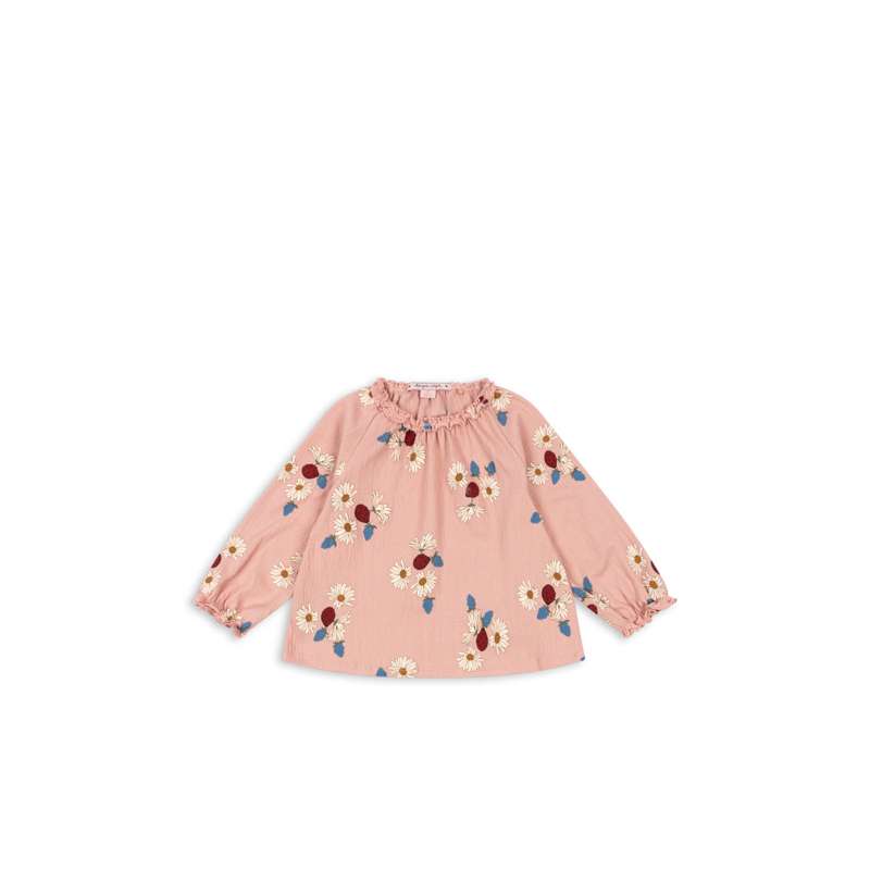 Blouse Konges Sløjd Chleo - OCS - Ladybug Daisy Blush