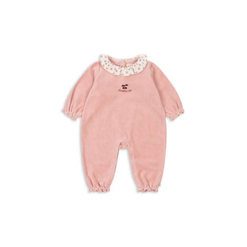 Konges Sløjd Miffa Onesie à volants - GOTS - Mellow Rose