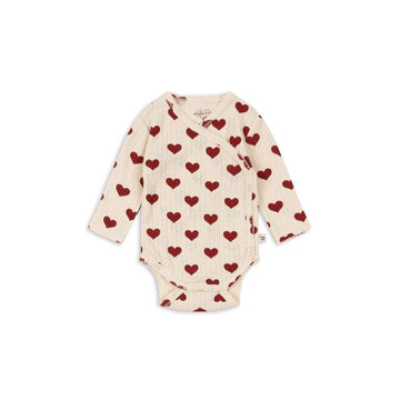 Konges Sløjd Minnie Body – Neugeborene – GOTS – Amour Rouge