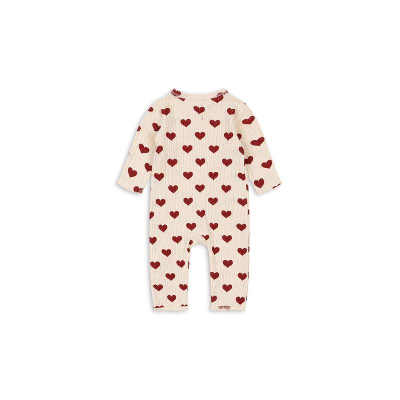 Konges Sløjd Minnie Onesie – Neugeborene – GOTS – Amour Rouge