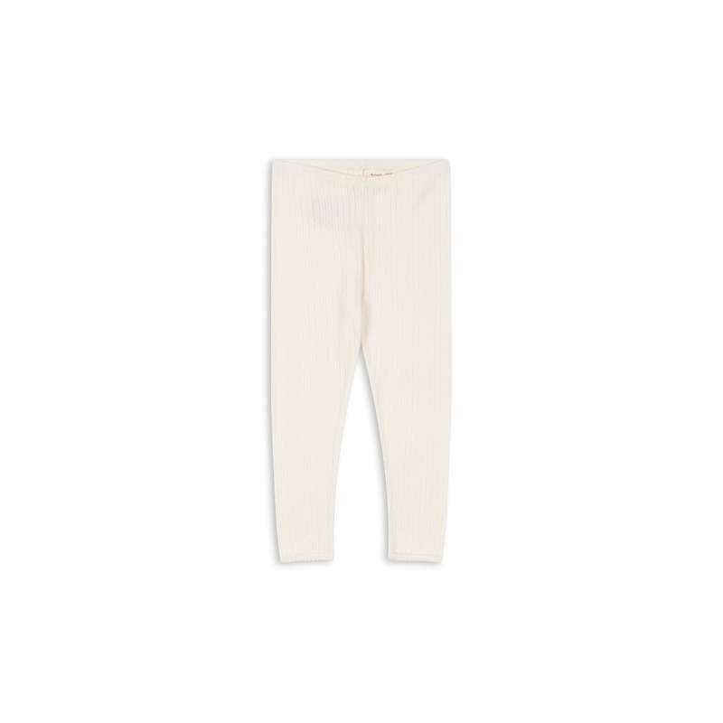 Pantalon Konges Sløjd Minnie - GOTS - Blanc Antique