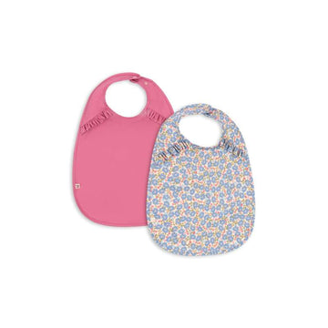 Konges Sløjd Hagesmække m. Flæser - 2-pak - Fleur Rosier/Chateau Rose