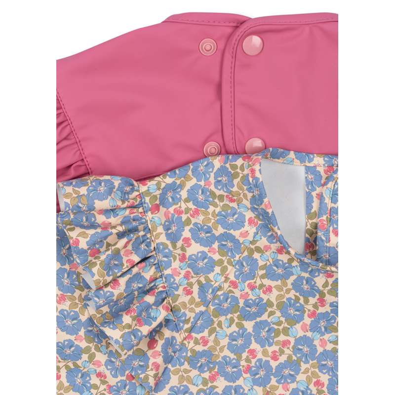 Konges Sløjd Hagesmække m. Ærmer og Flæser - 2-pak - Fleur Rosier/Chateau Rose