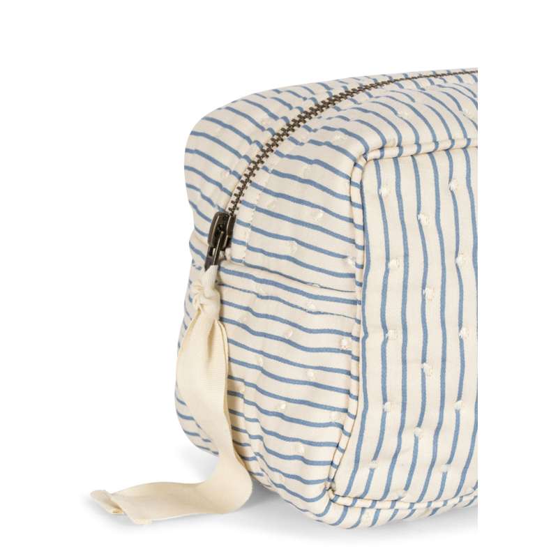 Konges Sløjd Toilettaske - Quilted - Lille - Stripe Bluie