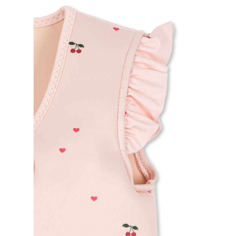 Konges Sløjd Avery neoprenová plovací vesta - Cherry Coeur Rose 