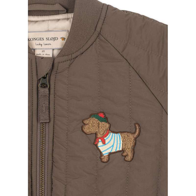 Konges Sløjd Juno Terry Bomber Jakke - Walnut
