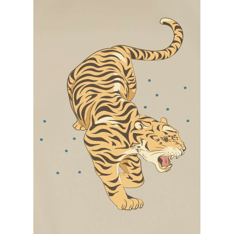 Konges Sløjd Hagesmække - 2-pak - Tiger Ruggito