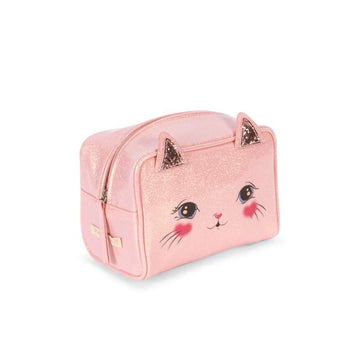 Konges Sløjd Cat Pouch - Cerise Glitter Pink