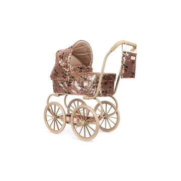 Konges Sløjd Sparkly Minnie Dukkevogn - Cherry Sequin