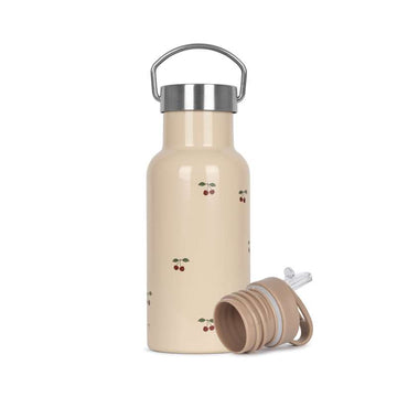 Konges Sløjd Thermo Water Bottle with 2 Lids - Cherry 