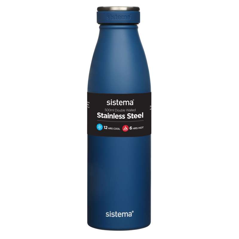 Sistema Termoflaske - Rustfritt Stål - 500ml - Ocean Blue