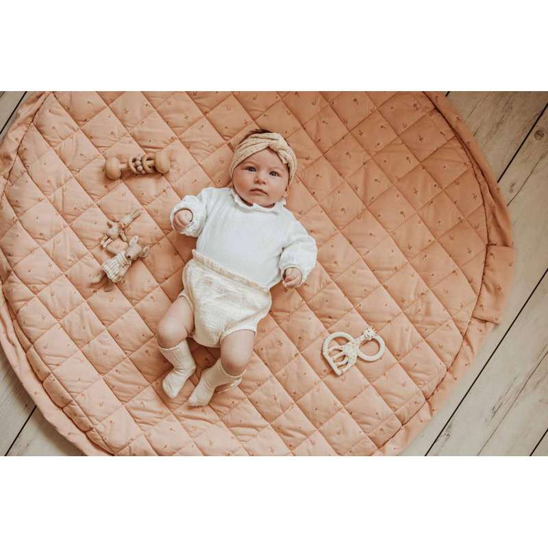 Play & Go Baby Speelkleed - 3-in-1 - Zacht Organisch - Fleuri 