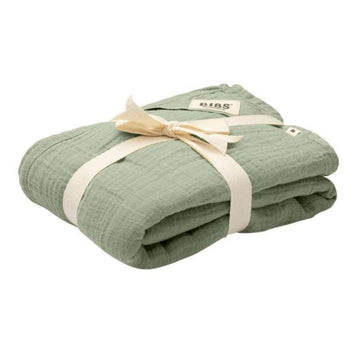 BIBS Sleep - Musselin Babywickel - 120x120 cm. - Salbei