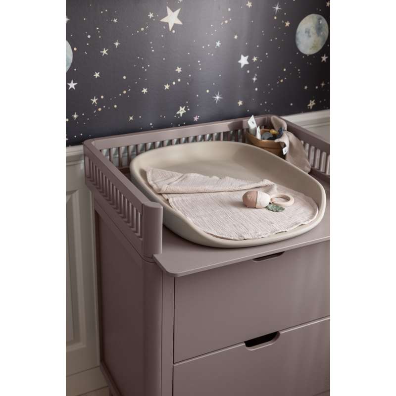 Sebra The Bed and Changing Table with Accessories - Jetty Beige - Deluxe Bundle 2 
