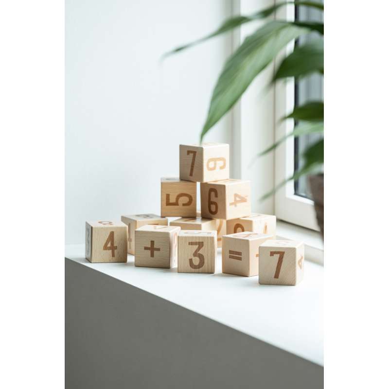 Blocs de talc Sebra - 12 pcs. en bois