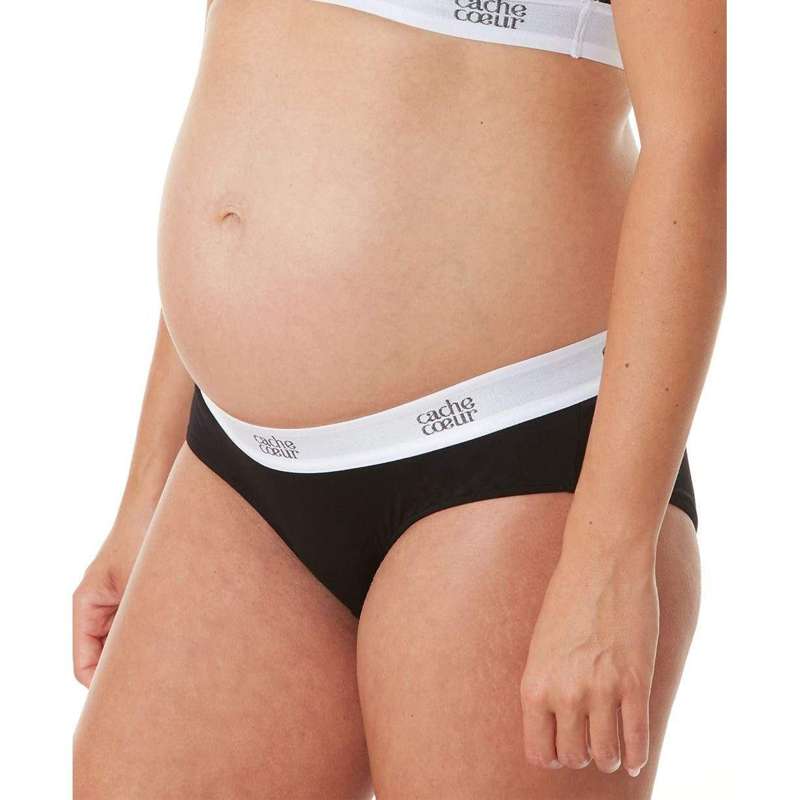 Cache Coeur Life - Maternity low waist brief- Trusser-Black