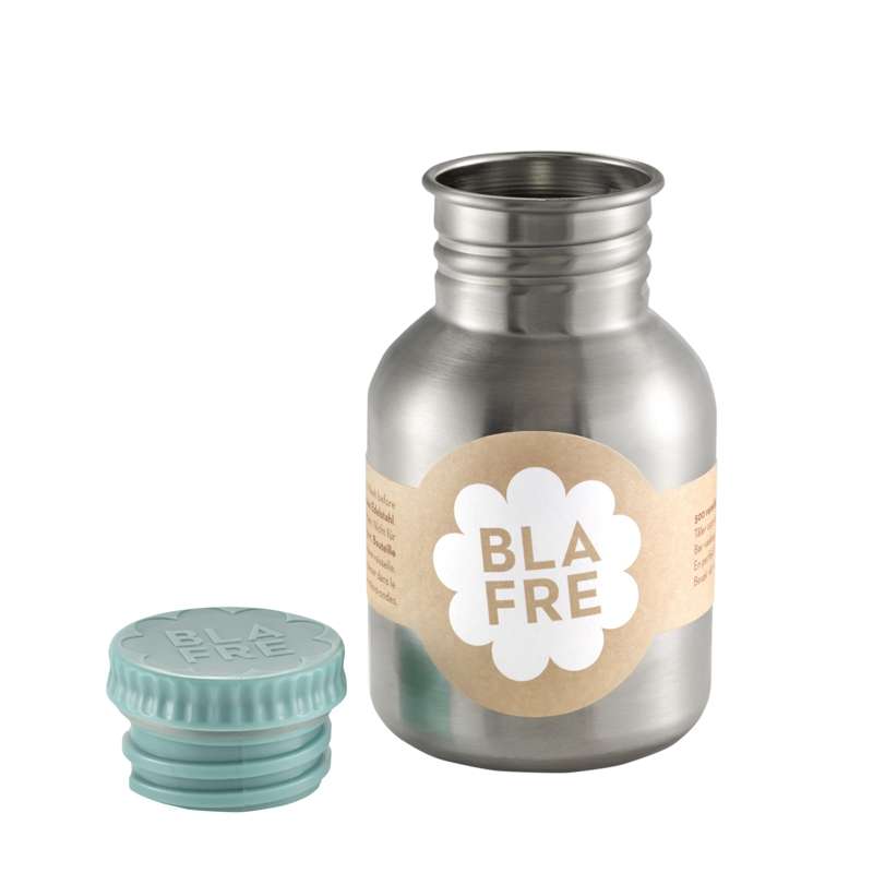 Blafre Bottiglia per bevande in acciaio - 300 ml. (Blu-verde)